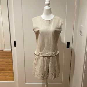 THEORY Lamb leather dress - Size 4